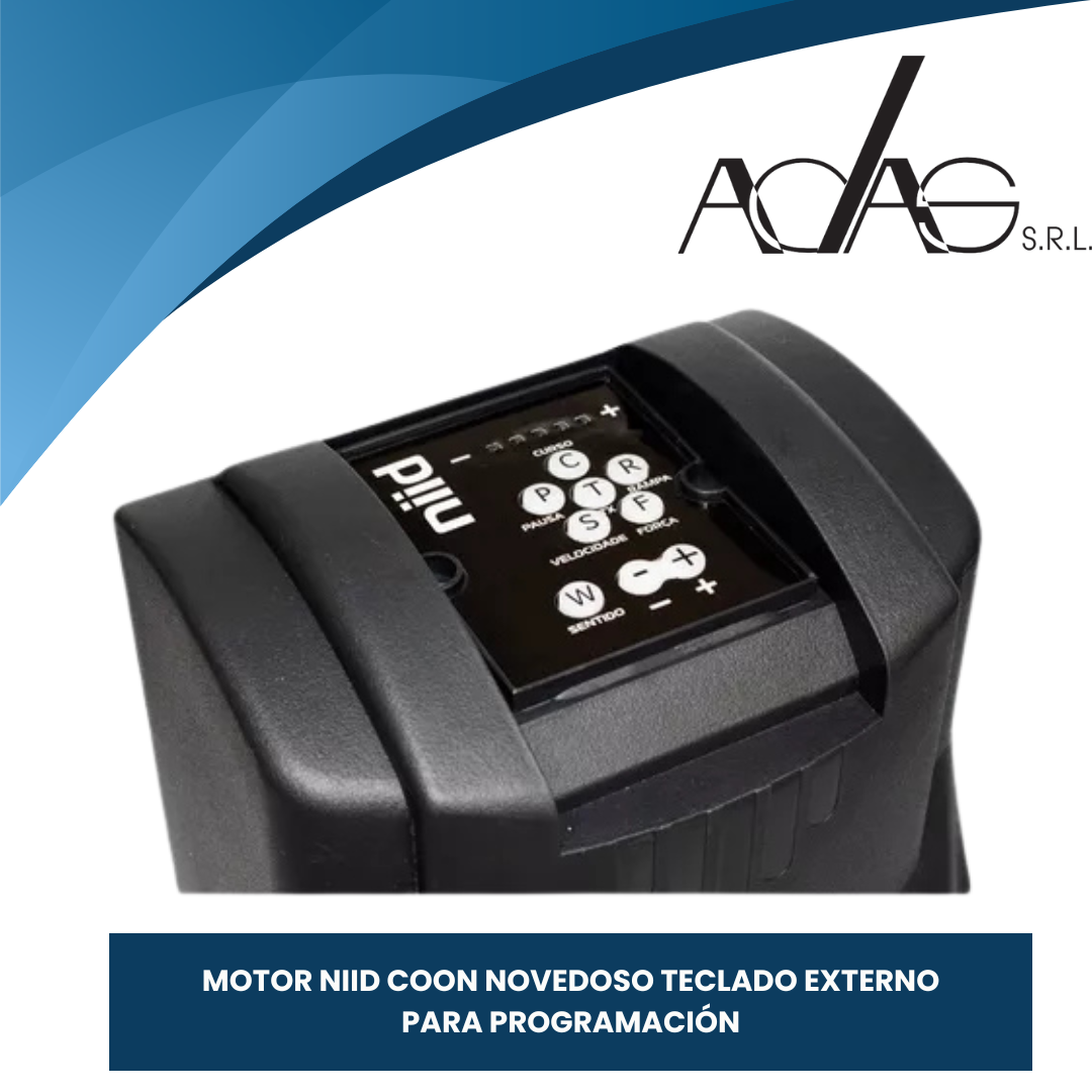 Kit motor Portón automático corredizo <b>SEG NiiD Continuo 600 kg</b> - Imagen 2